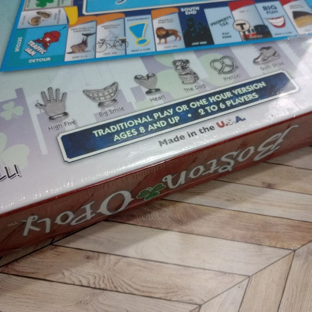 BOSTON-opoly, Board Game BRAND NEW Late For The Sky Monopoly - Picture 3 of 4